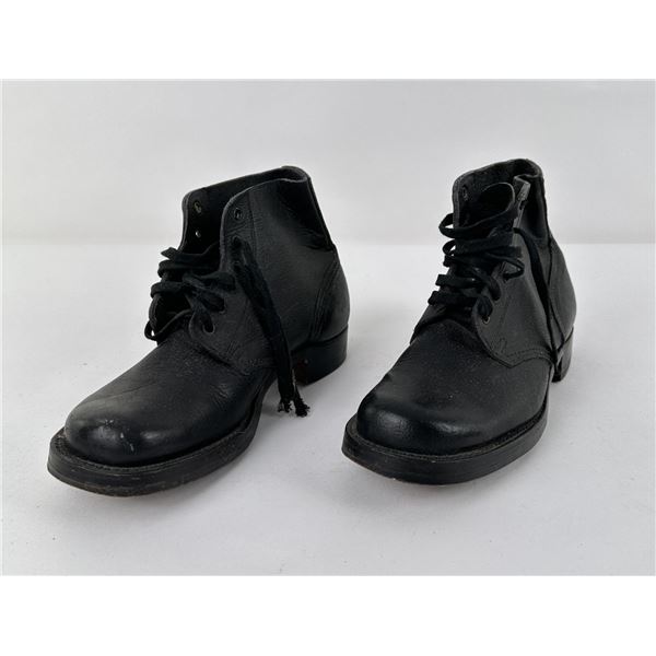 German Leather Army Marching Boots