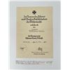 Image 1 : WW2 German Iron Cross Award Certificate