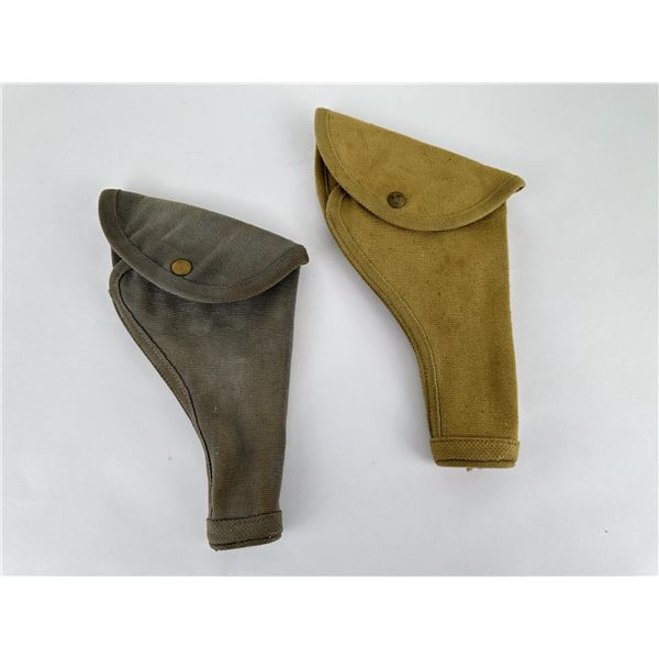 Pair of Canadian P37 Webley Pistol Holsters