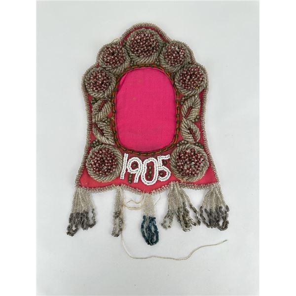 Iroquois Indian Beaded Whimsy Picture Frame