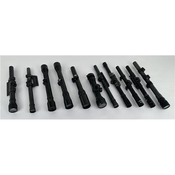 Collection of Vintage Rifle Scopes