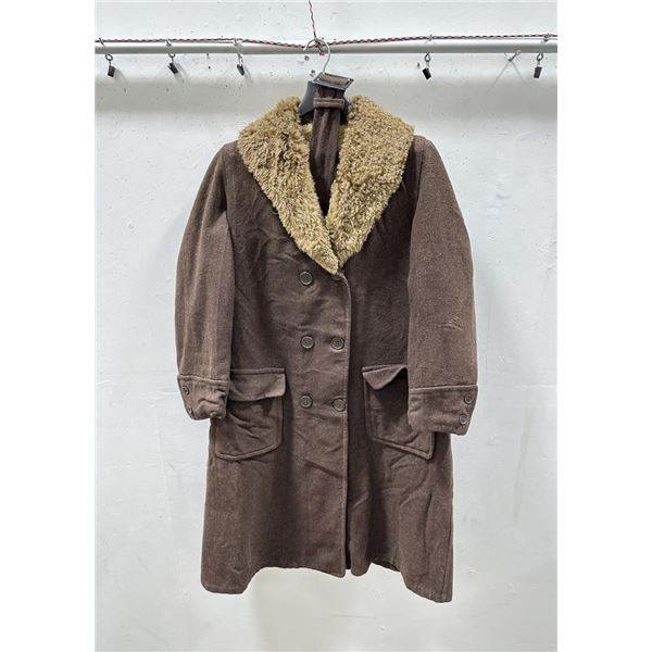 WW2 Swedish Shearling Wool Overcoat