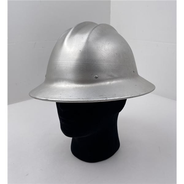 Vintage Bullard Aluminum Hard Boiled Hat Helmet