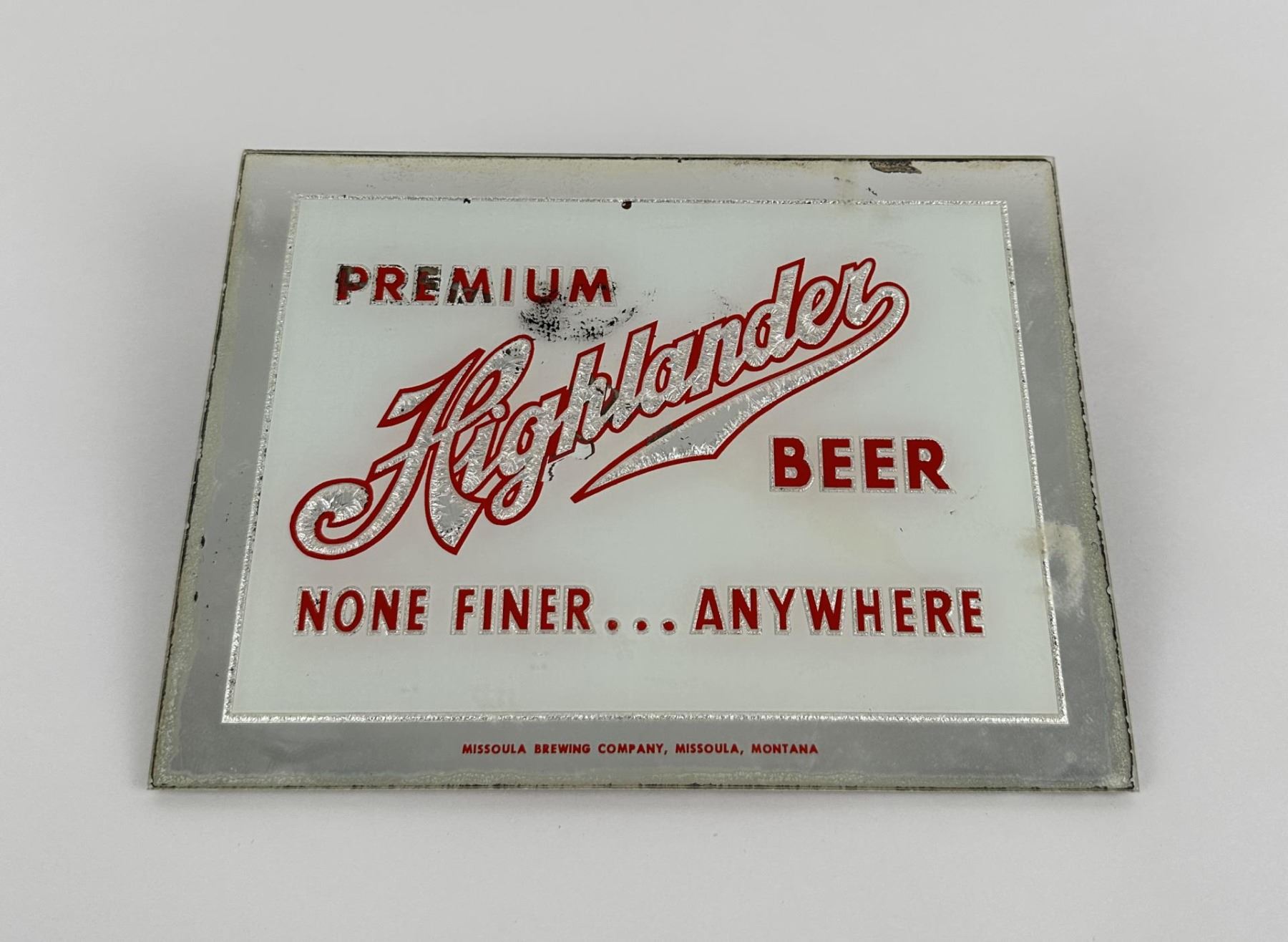 Antique Highlander Beer Missoula Montana Sign