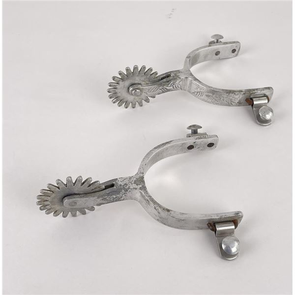 Crockett Montana Aluminum Cowboy Spurs