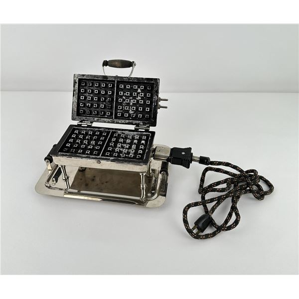 Antique Universal Waffle Iron