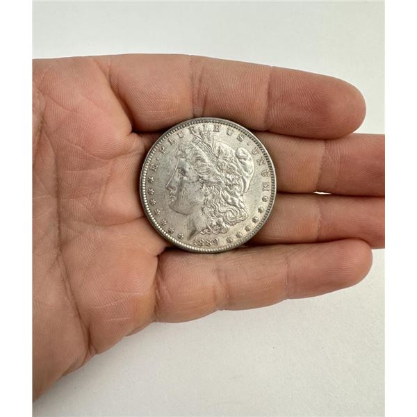 1889 P Morgan Silver Dollar