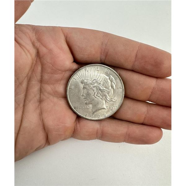 1922 P Silver Peace Dollar