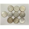 Image 2 : Lot of 10 Kennedy Silver Half Dollars.