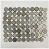 Image 1 : Lot of 79 Mercury Silver Dimes