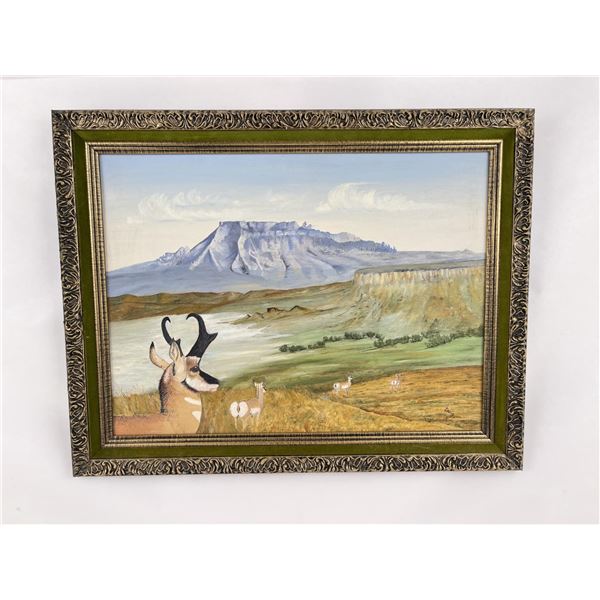 Doris Anderson Oil on Board Painting