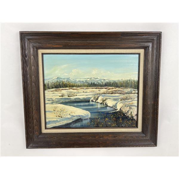 Doris Anderson Oil on Canvas Painting