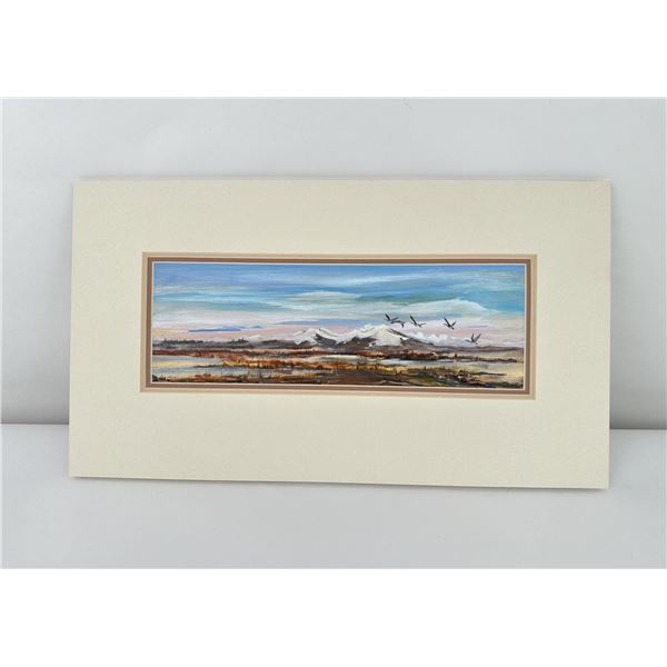 Doris Anderson Oil on Board Painting