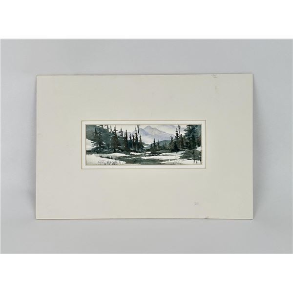 Doris Anderson Watercolor Painting