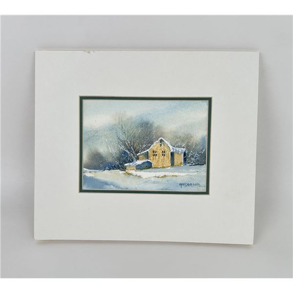 Doris Anderson Watercolor Painting