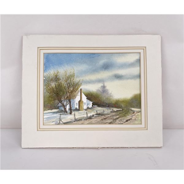 Doris Anderson Watercolor Painting