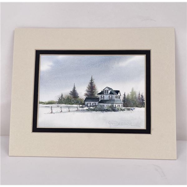 Doris Anderson Watercolor Painting