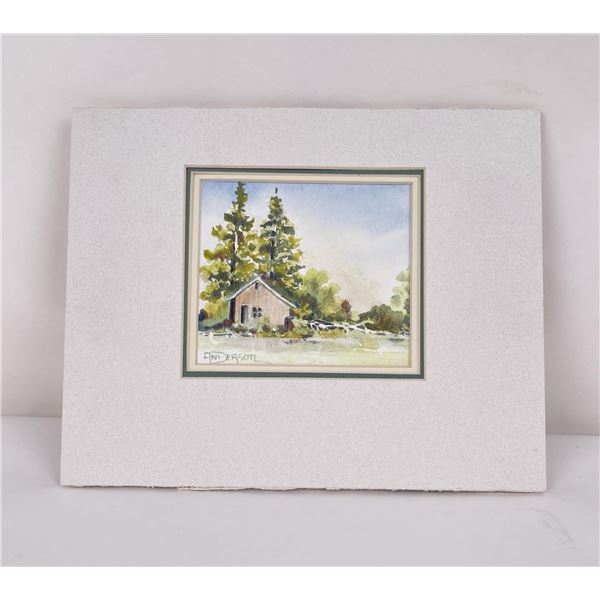 Doris Anderson Watercolor Painting