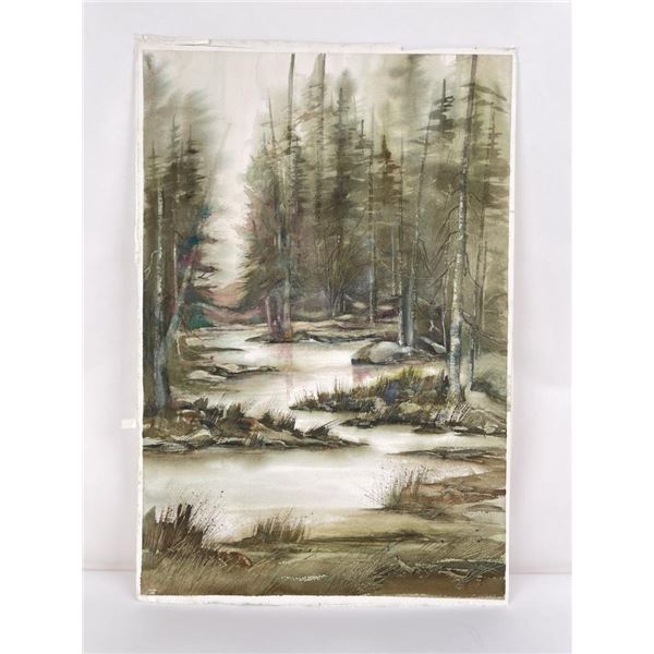 Doris Anderson Watercolor Painting
