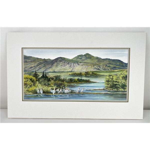 Doris Anderson Watercolor Painting