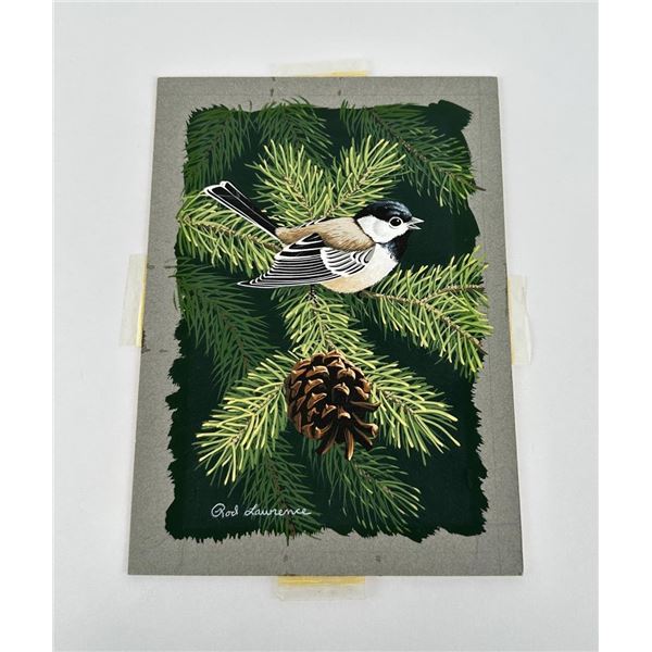 Rodney Steven Lawrence Chickadee Painting