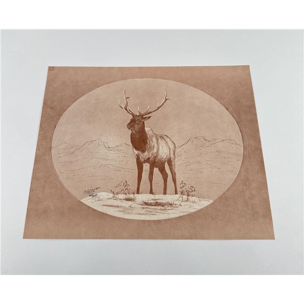B.P. Jensen Elk Print