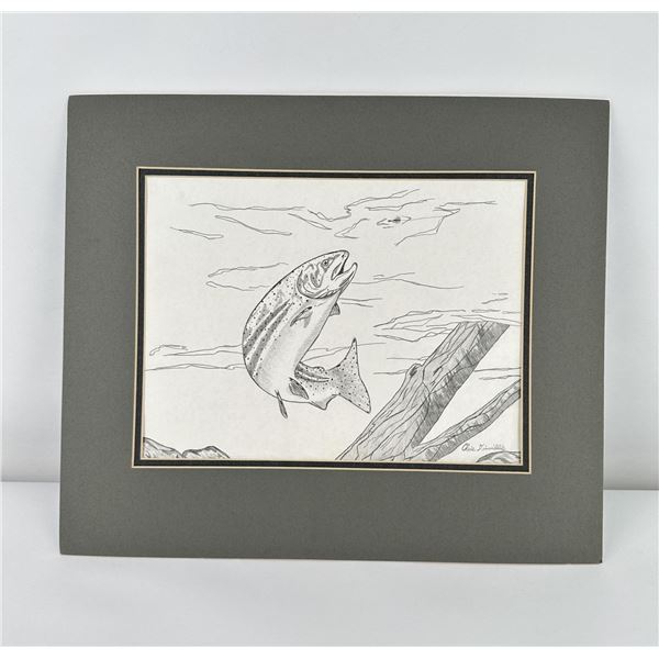 Chris Dinwiddie Trout Drawing