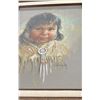 Image 2 : Arlene Fay Indian Girl Pastel Drawing