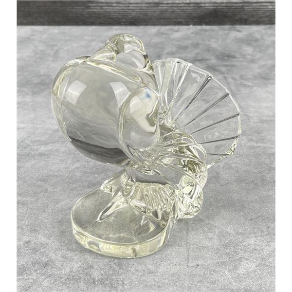 Paden City Pouter Pigeon Glass Figure