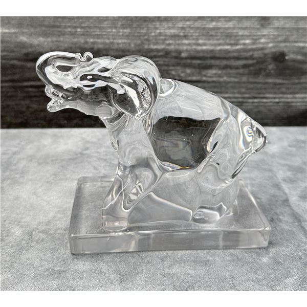 New Martinsville Glass Elephant