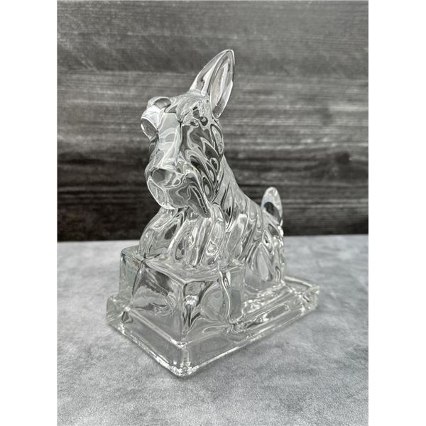 Cambridge Glass Scottie Dog Figure