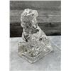 Image 2 : Cambridge Glass Crystal Lion Figure