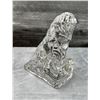 Image 3 : Cambridge Glass Crystal Lion Figure