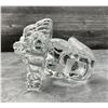 Image 5 : FM Kontglas Sweden Crystal Lion Figure