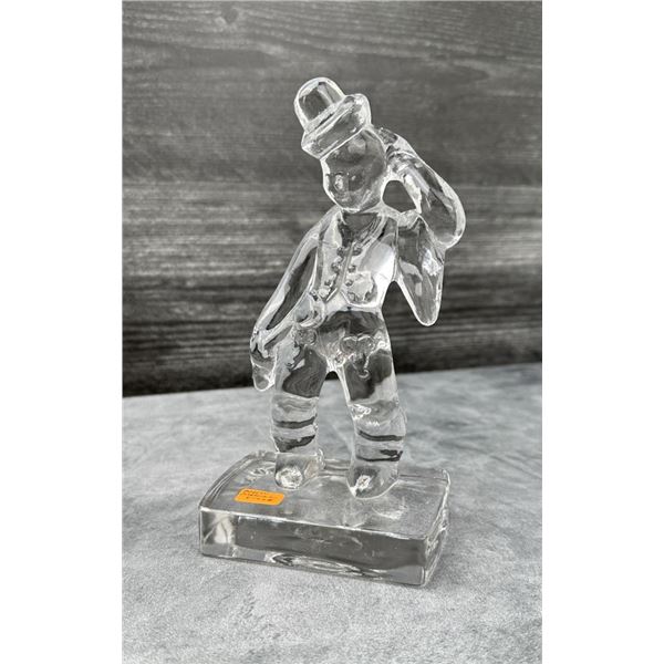 New Martinsville Glass Clown Figure