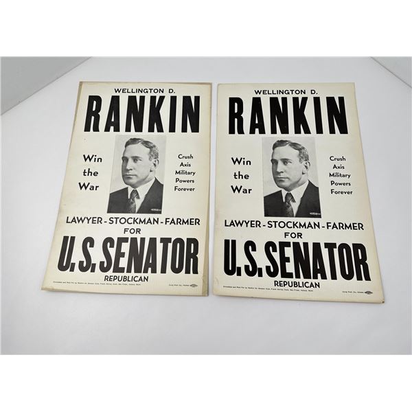 Rankin for Senator Montana Political Signs