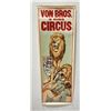 Image 1 : Von Bros 3 Ring Circus Poster