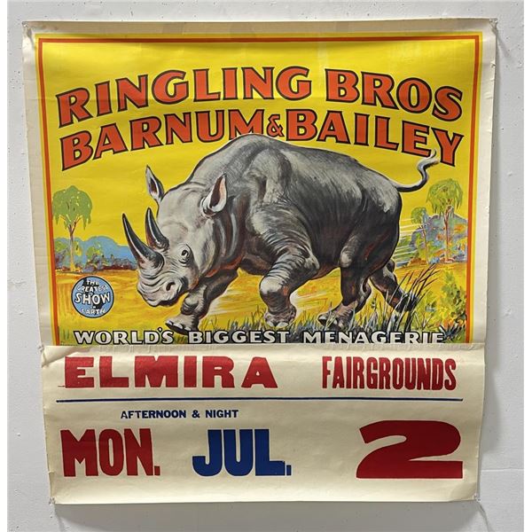 Ringling Bros Barnum & Bailey Circus Poster