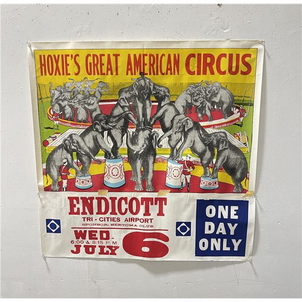 Hoxie's Great American Circus Poster