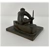 Image 2 : Beautiful Antique Cubist Abstract Bronze