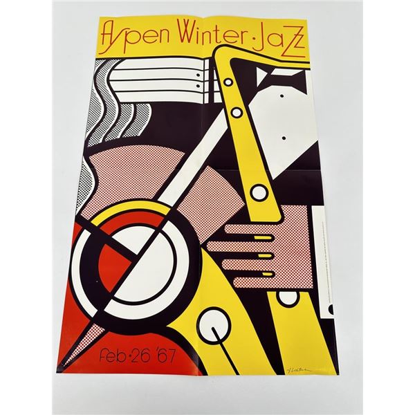 Aspen Winter Jazz Poster Roy Lichtenstein