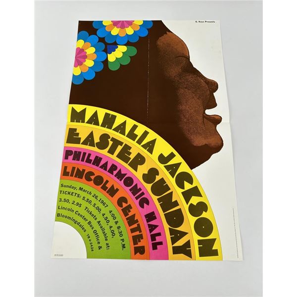 Mahalia Jackson Easter Sunday Poster Milton Glaser