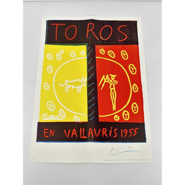 Pablo Picasso Toros En Vallauris Print
