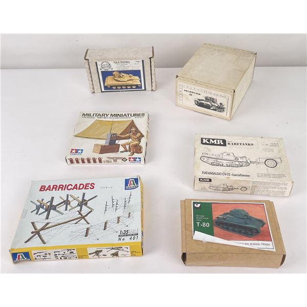 Collection of Military Tank Models