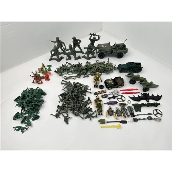 Collection of GI Joes and Army Men