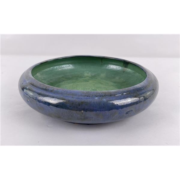 Antique Fulper Pottery Low Bowl