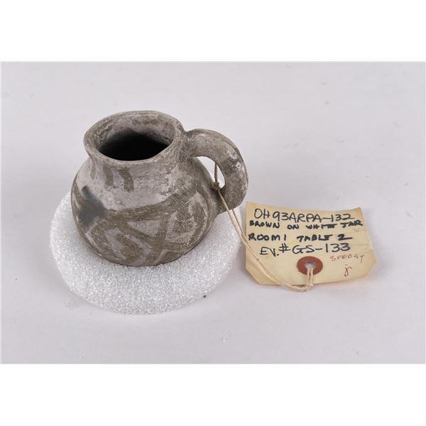 Ancient Anasazi Chaco Pottery Handled Jar