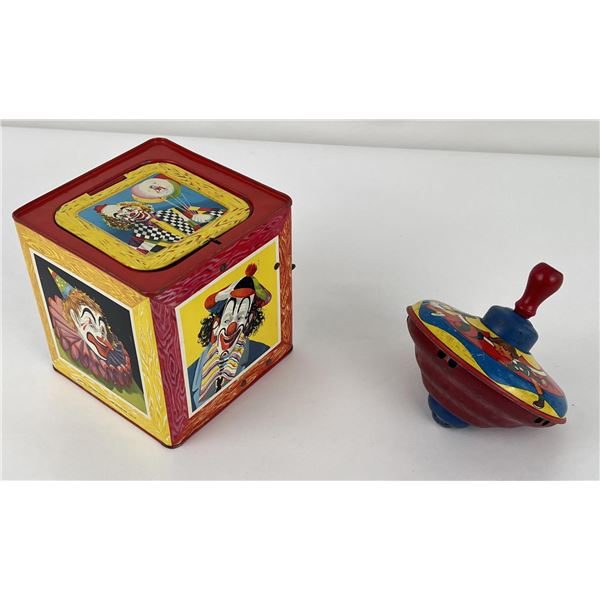 Tin Litho Top and Jack in the Box