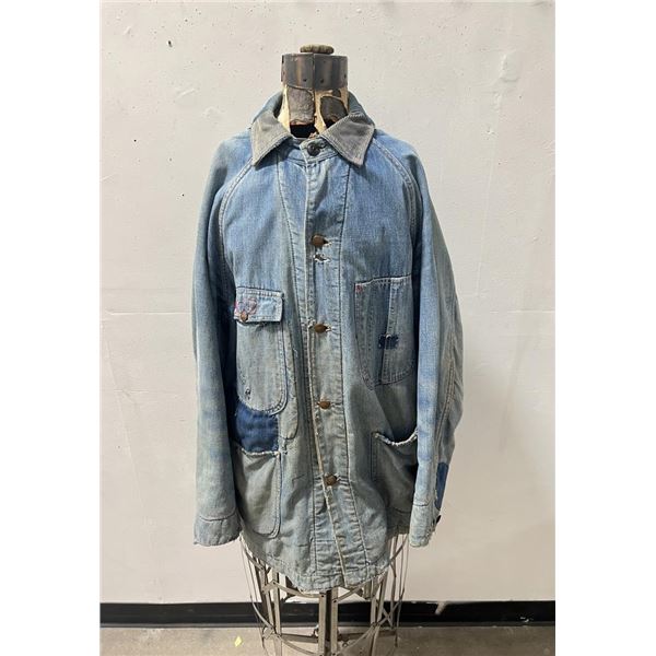 1950s Denim Pay Day Chore Jacket Coat