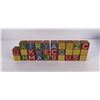 Image 2 : Antique Wood Alphabet Blocks